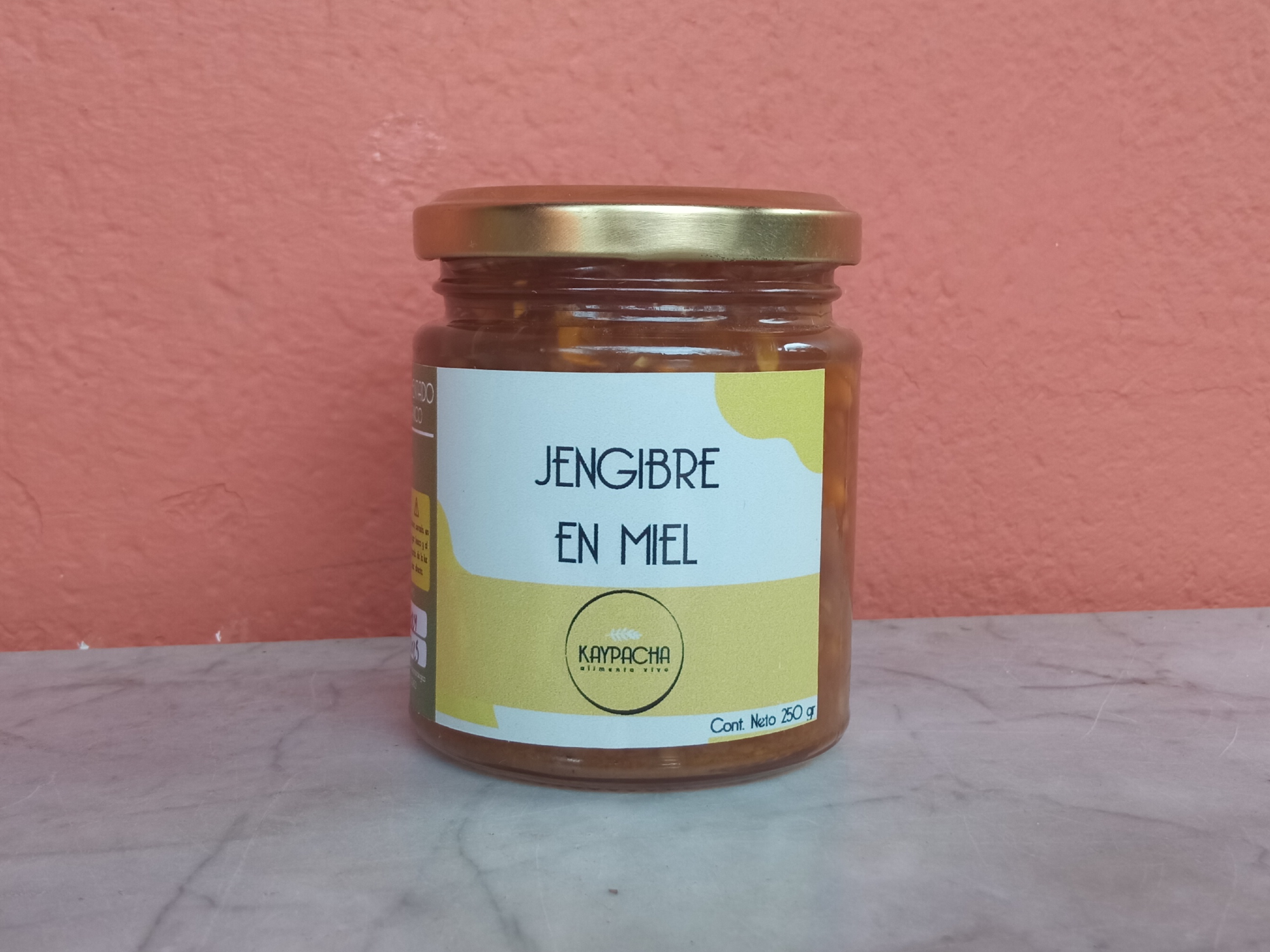 Jengibre en Miel Cruda de Monte "Kaypacha" 250g