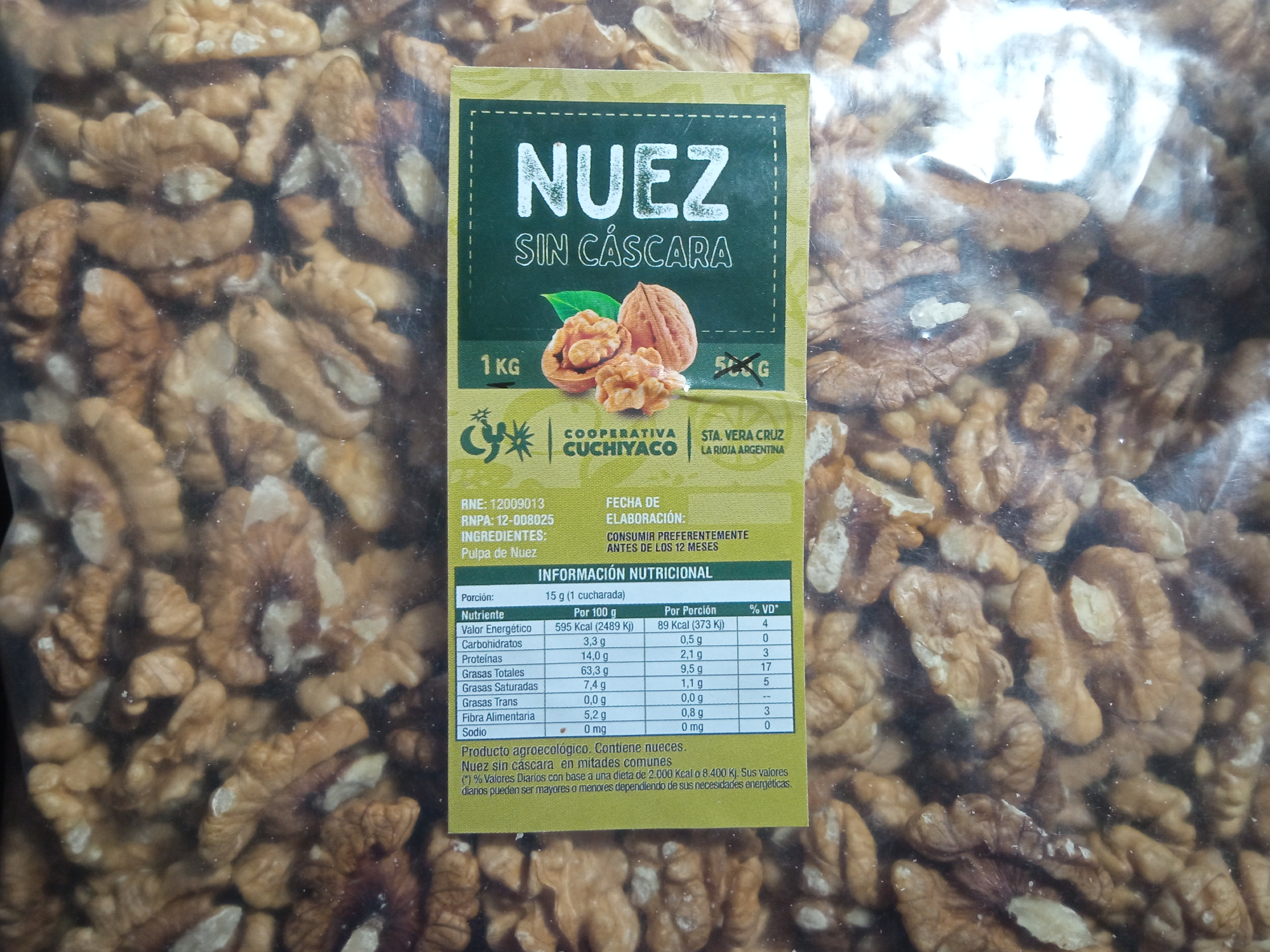 Nueces Mariposa "Cuchiyaco" 100g