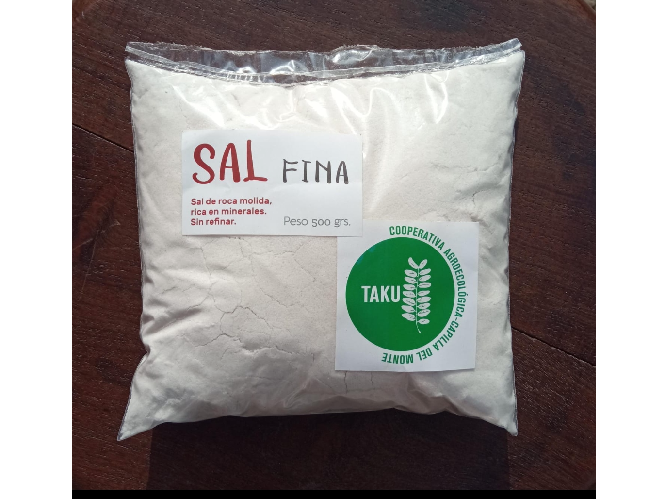 Sal Fina de Roca Sin Refinar 500g