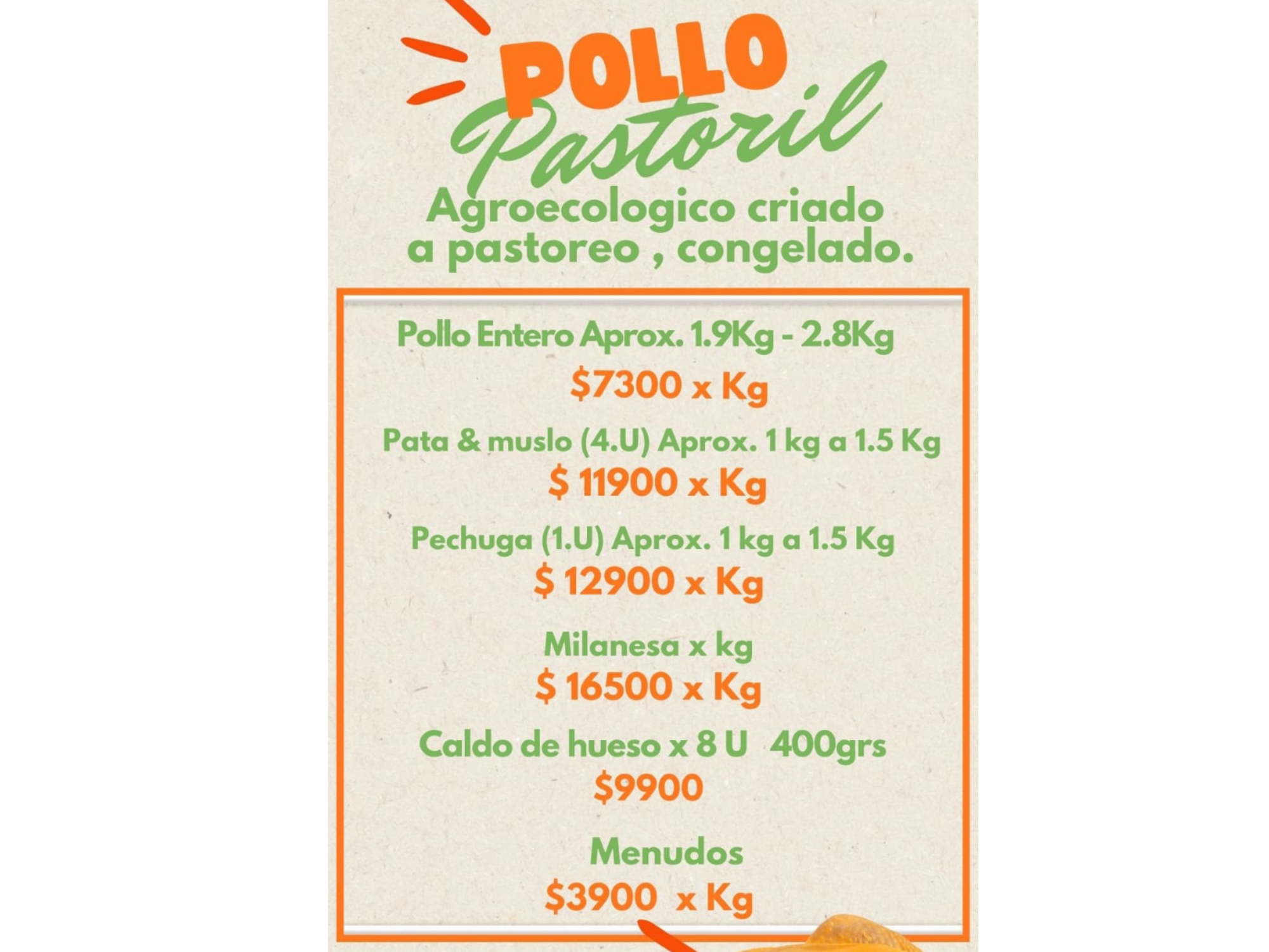 Caldo de Huesos de Pollo 400g