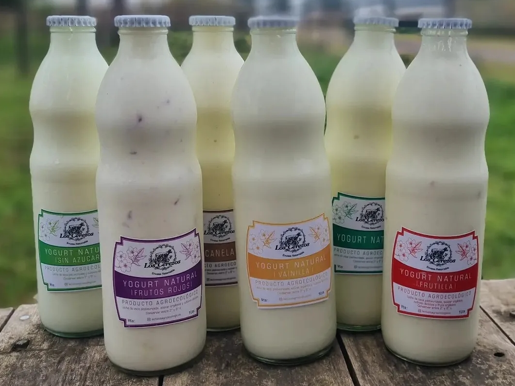 Yogurt Entero 1 Litro "Los Cerezos"