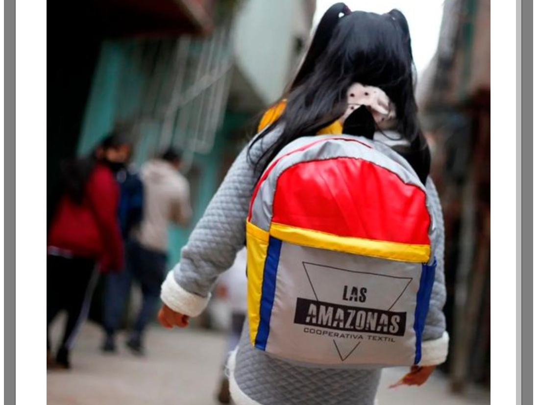 Mochilas Impermeables para Infancias "Las Amazonas"