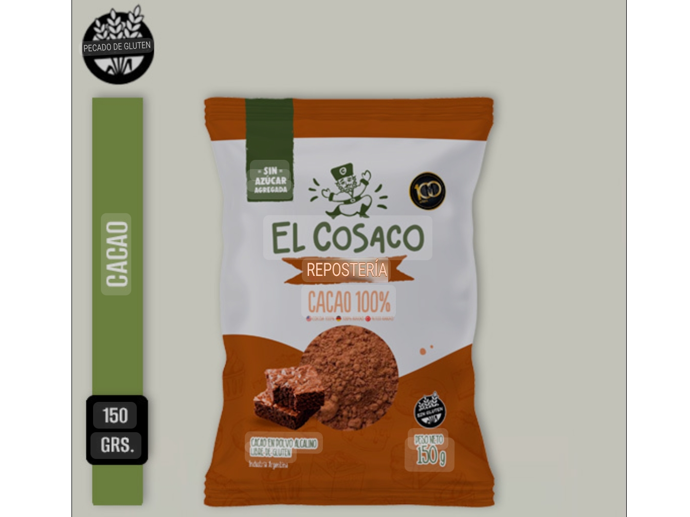 Cacao Amargo "El Cosaco" 150g