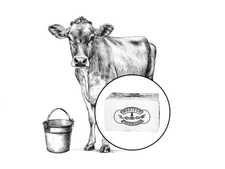 Manteca "Lobos" 500g (Sin Conservantes - No Agroeco)