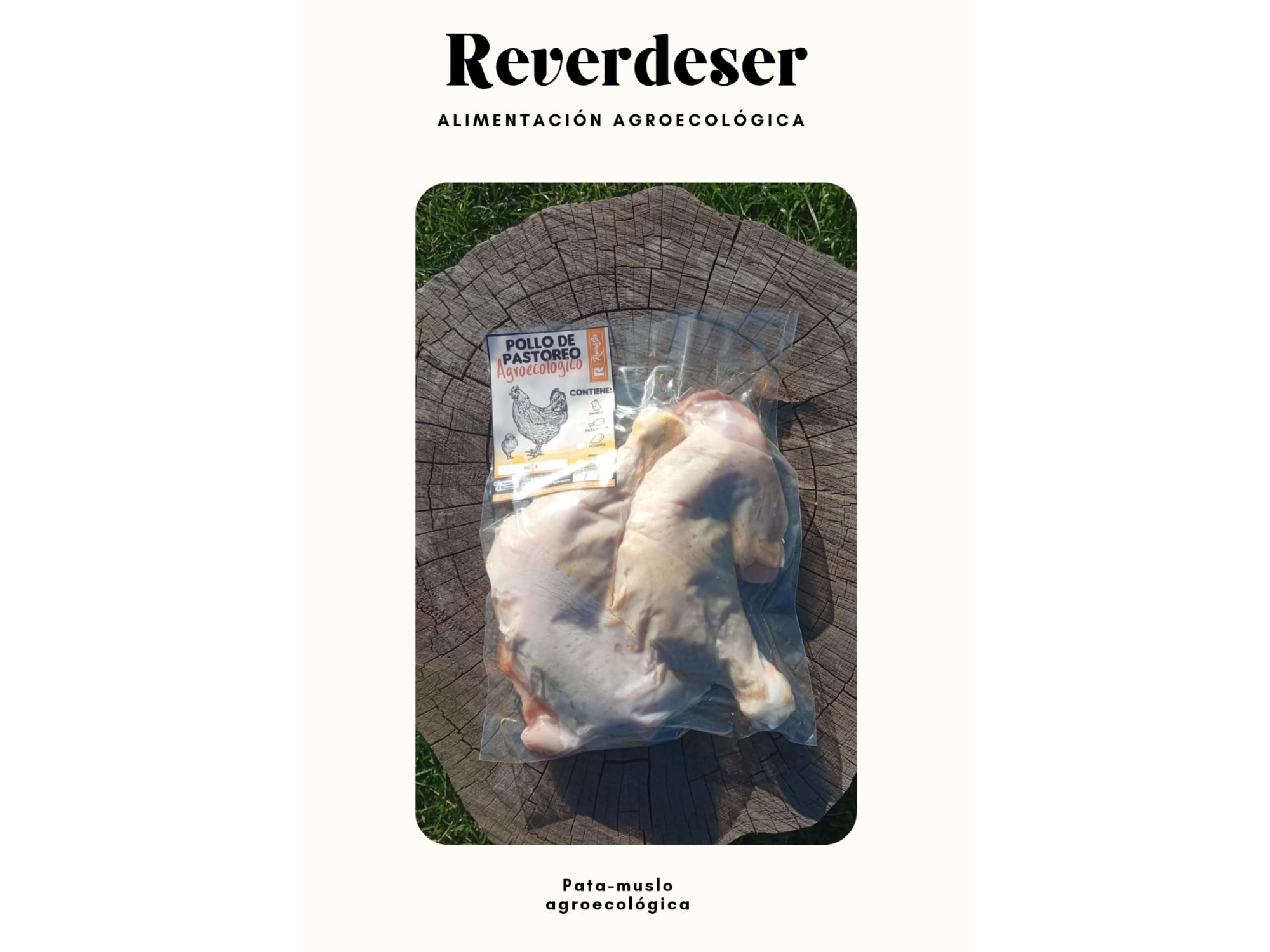 Pata & Muslo x 4u.  (1 a 1,5kg aprox) Precio x kg