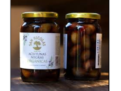 Aceitunas Negras en Salmuera "San Nicolás" 500g
