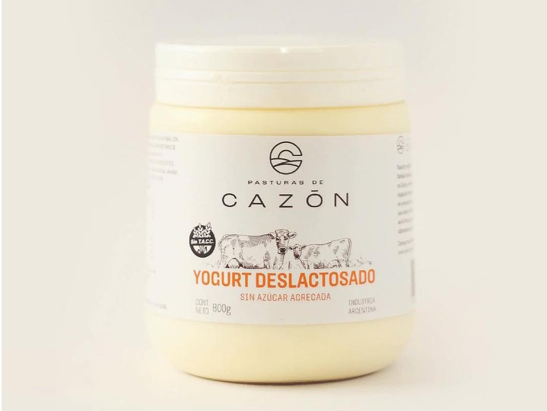 Yogurt Deslactosado Batido S/ Azúcar "Pasturas de Cazón"