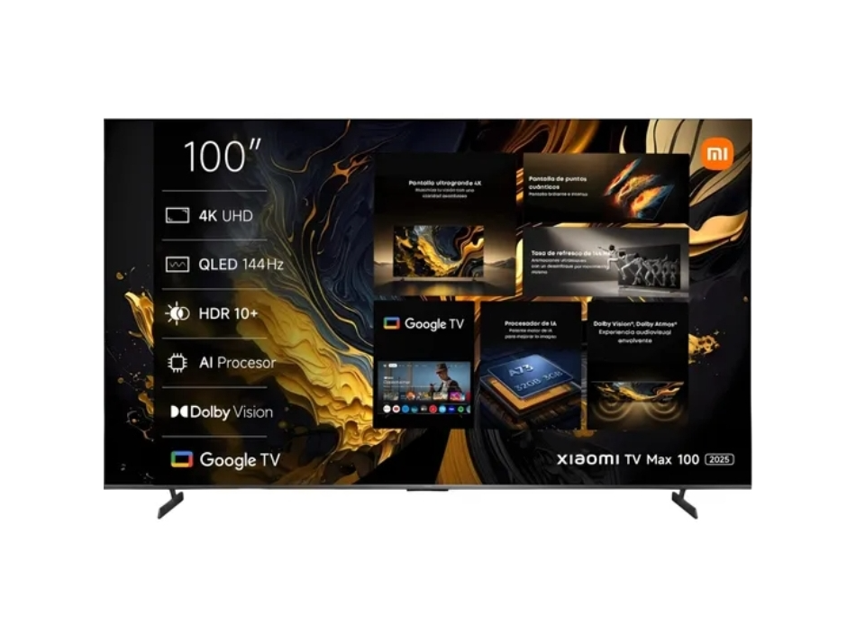 Smart tv xiaomi 100" máx QLED Ultra HD