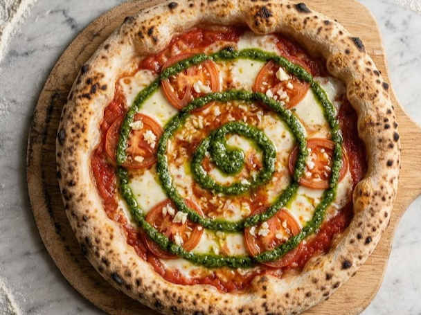 Napolitana con pesto