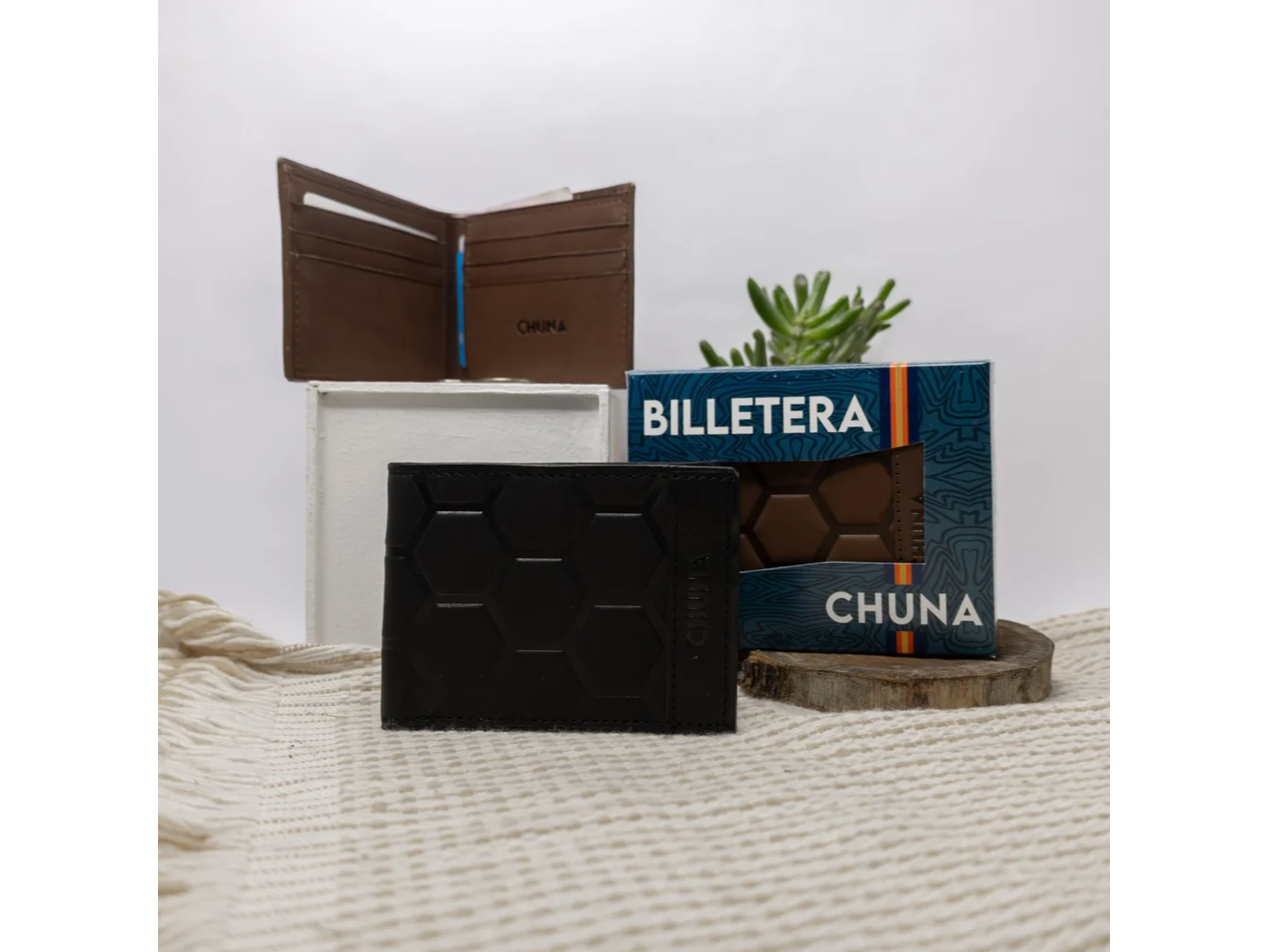 Billetera Clásica Men Hexágono