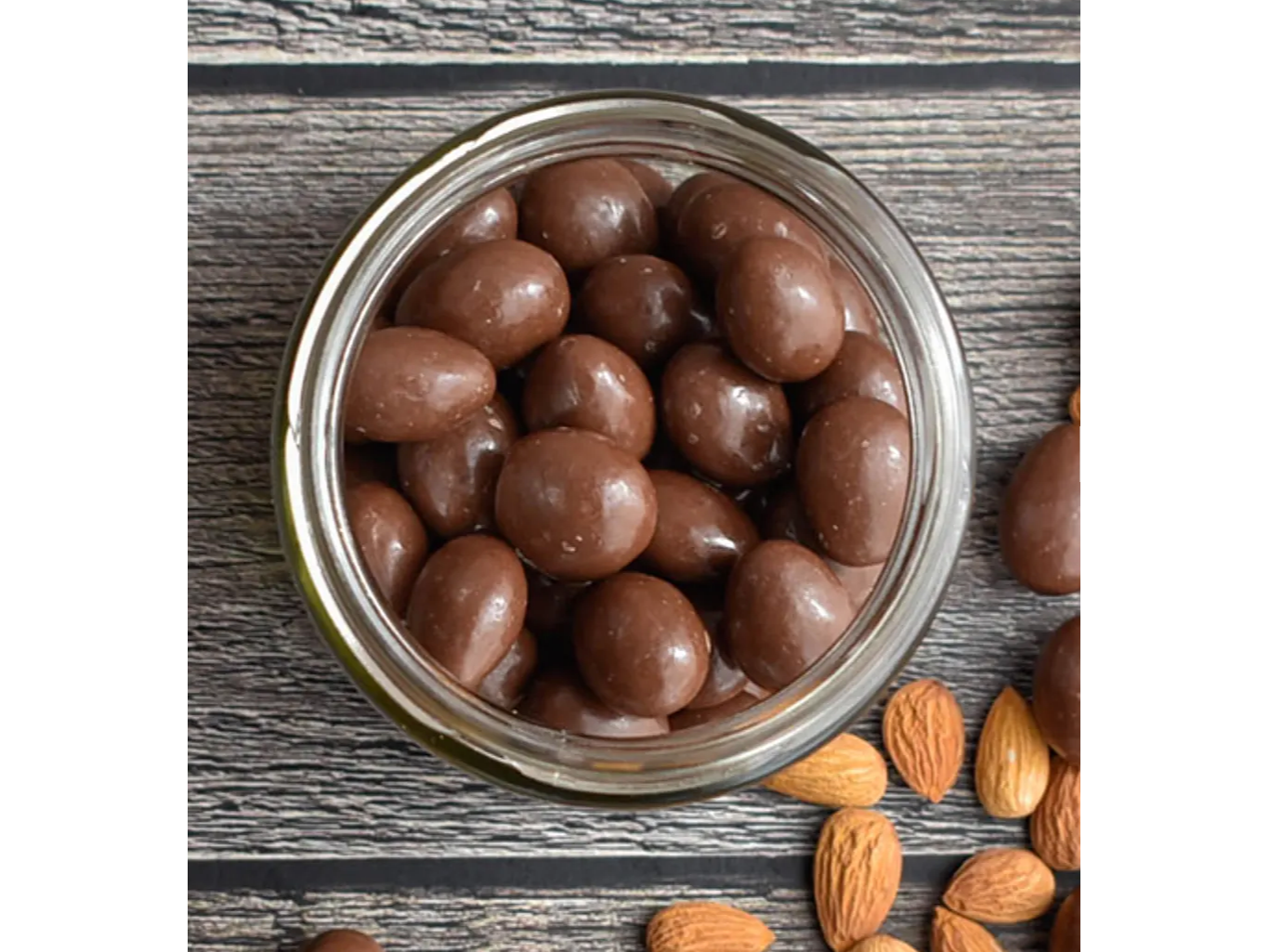 Almendras cubiertas en Cacao