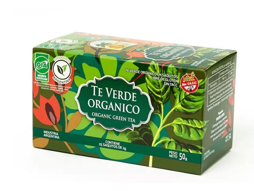 Te Verde Organico "Hierbas Del Oasis" en saquitos