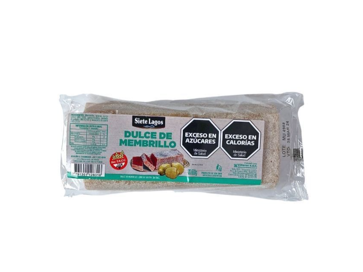 Membrillo blanco Siete Lagos x 650 gr