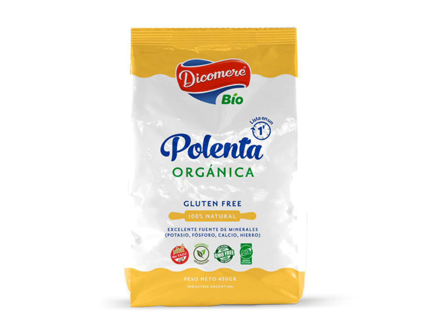 Polenta Organica Dicomere x 450 gr