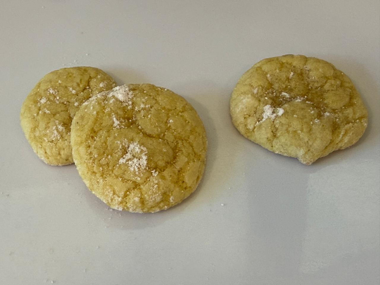 Cookies de Limon con harina organica y oliva
