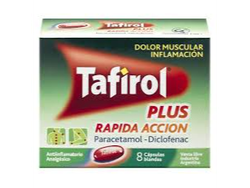 TAFIROL PLUS RAPIDA ACCION CAPSULAS BL. X 8