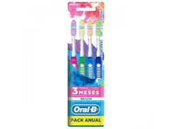 ORAL B PRO MÚLTIPLE ACCIÓN X4 CEPILLO DENTAL