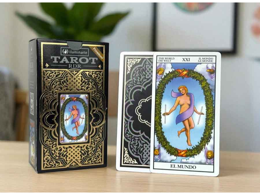 Cartas Tarot Rider Premium (Color Negro)