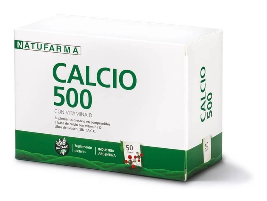 Calcio 500 x 50 comp Natufarma