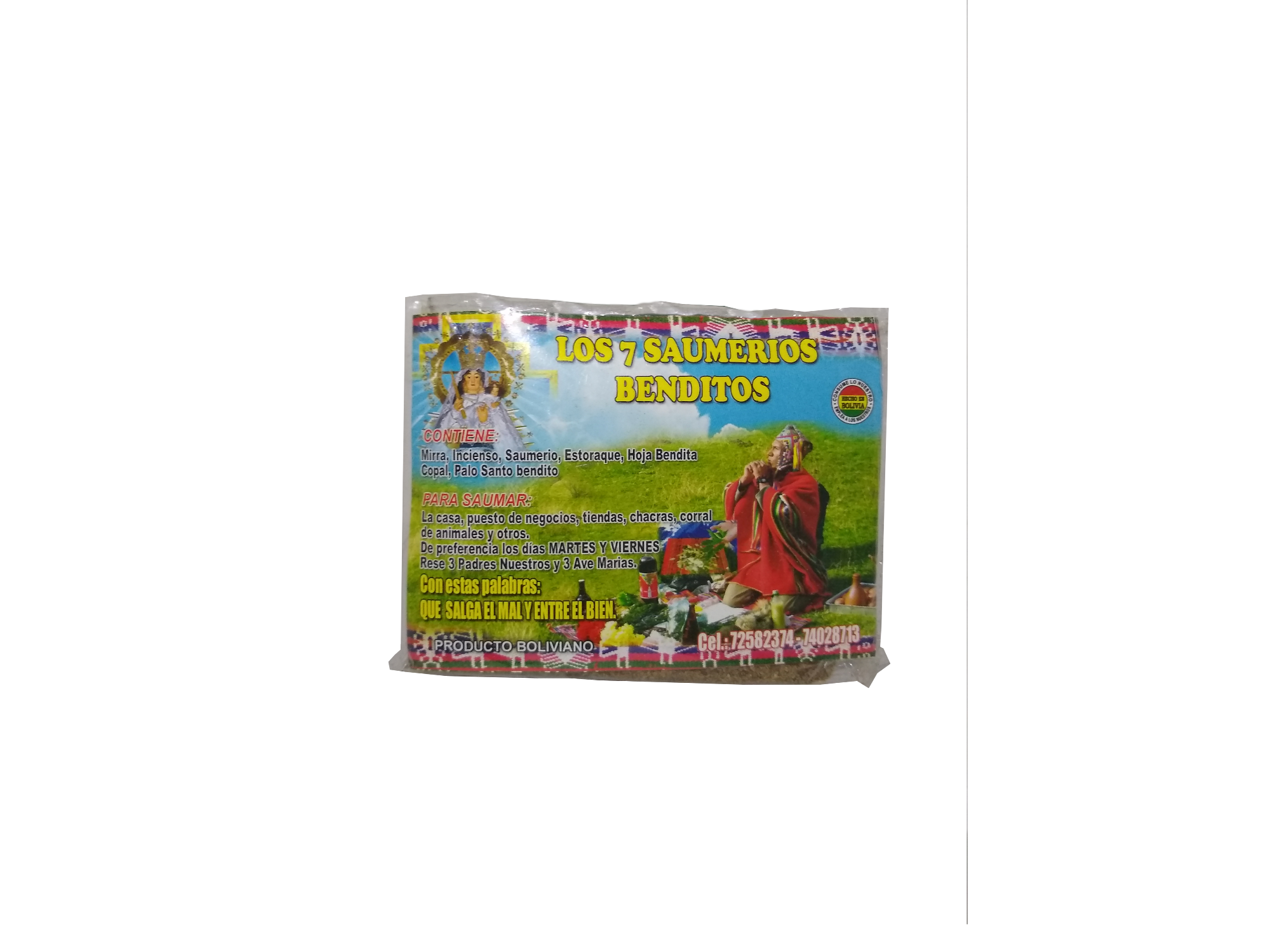 Los 7 Sahumerios Benditos (Bolsita)