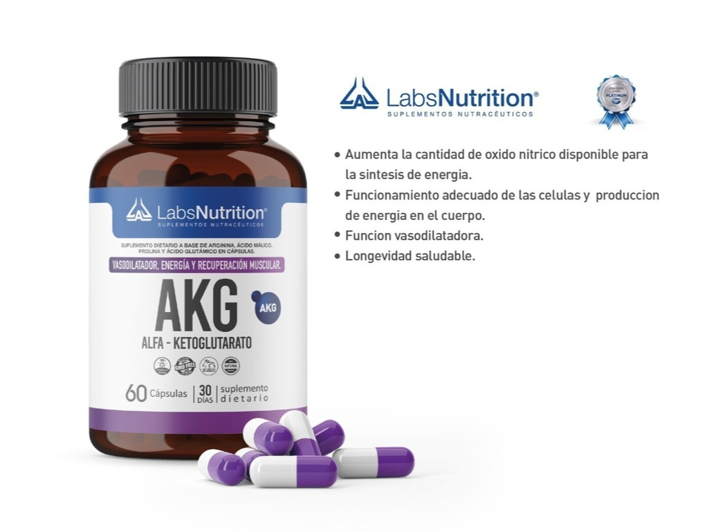 Akg- Ácido Alfa Ketoglutarico. Longevidad