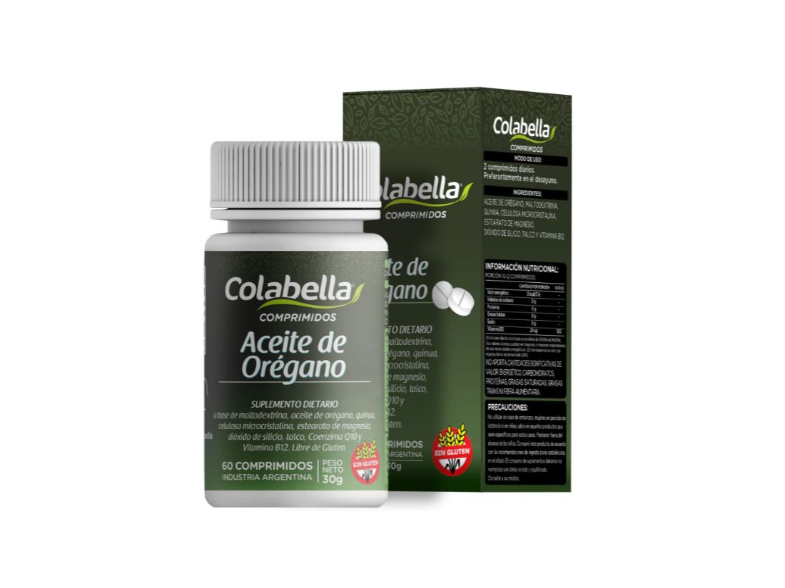 Aceite De Oregano 60 Comprimidos