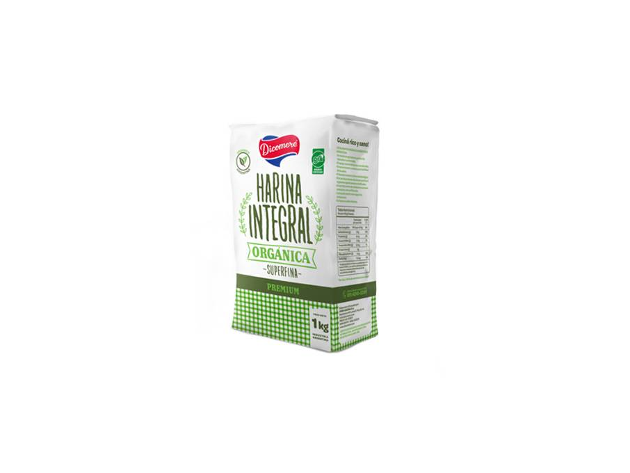 Harina Integral Organica Dicomere x 1Kg