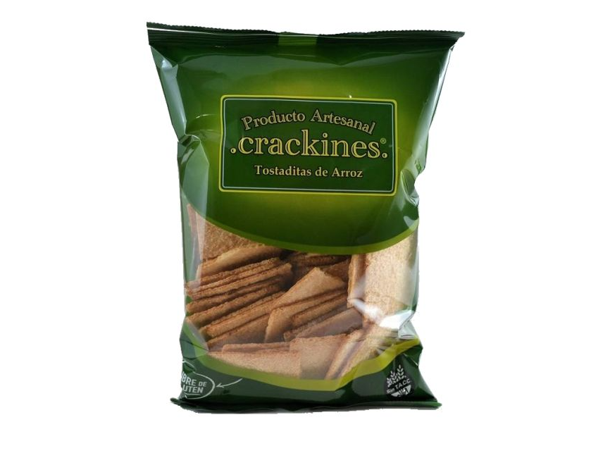 Crackines- Tostaditas de Arroz Artes. x 120 G
