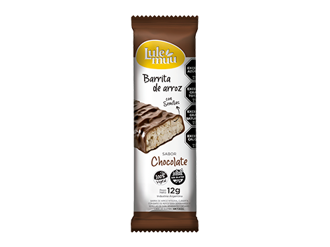 Barras de Arroz Con Semillas Lulemu - Chocolate