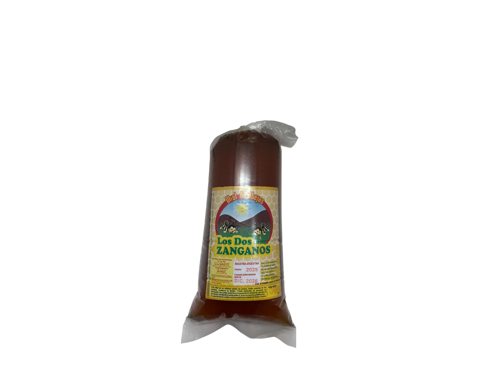 Miel Bolsa x 1 Kg - Dos Zanganos