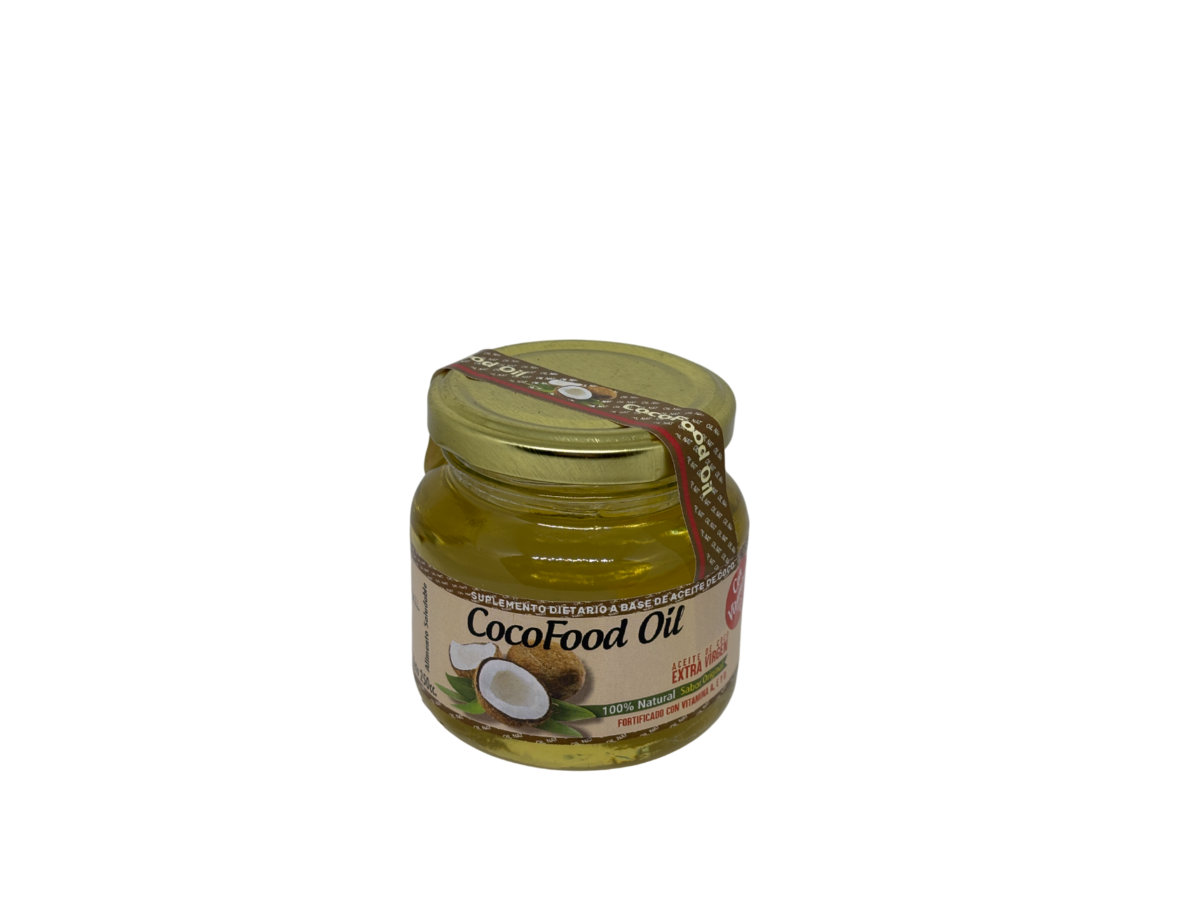 Coco Food Oil (Aceite de Coco Extra Virgen) x 250 cc - Sabor Neutro