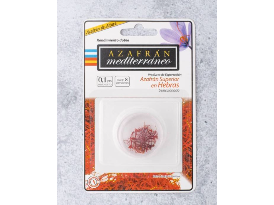 Azafran en Hebras 0,1 gr - Mediterraneo