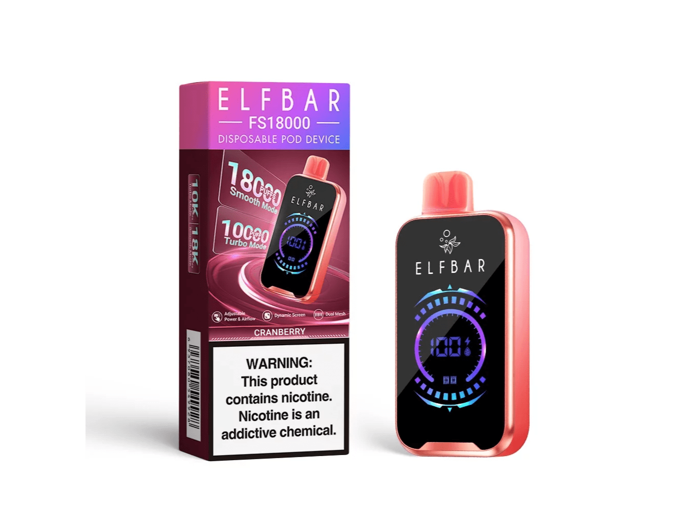 Elf bar fs 18000 puffs cranberry