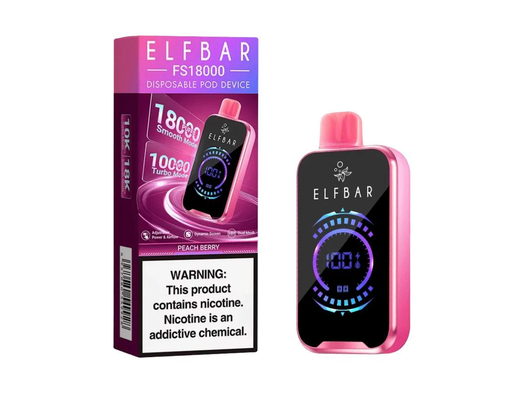 Elf bar fs 18000 puffs peach berry