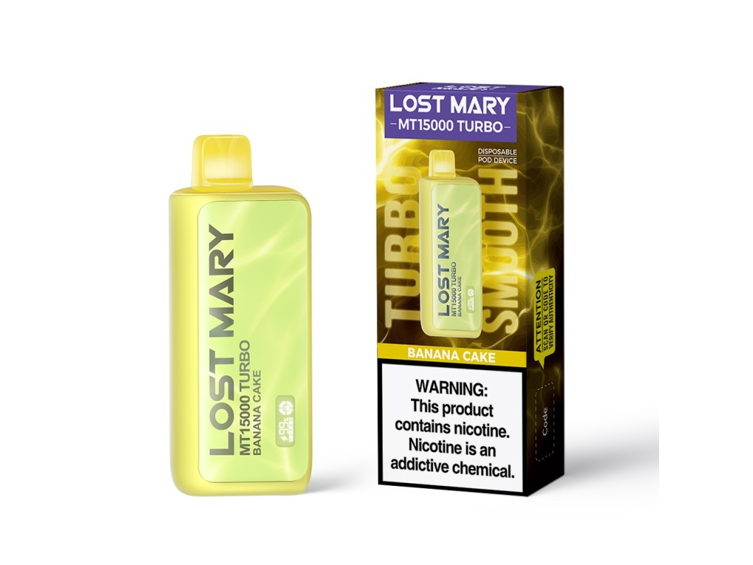 Lost mary 15k puffs banana cake