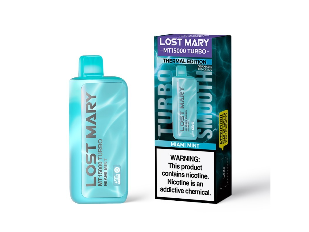 Lost mary 15k puffs miami mint