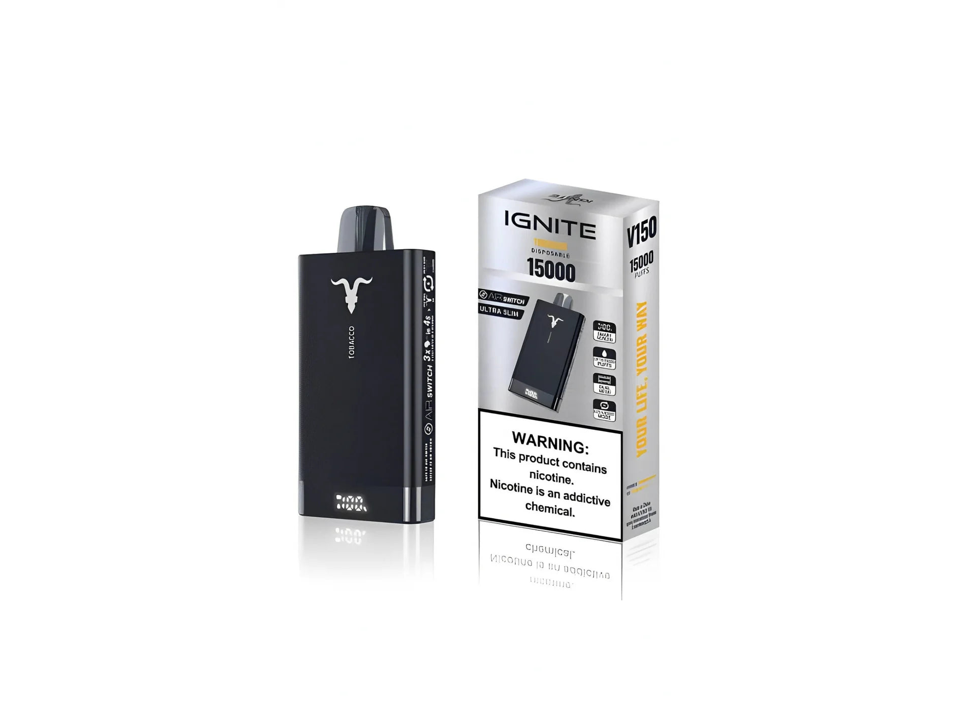 Ignite v150 15000 puffs tobacco