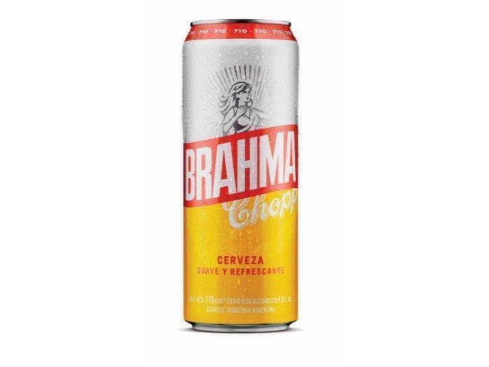 Cerveza brahma 710cc laton