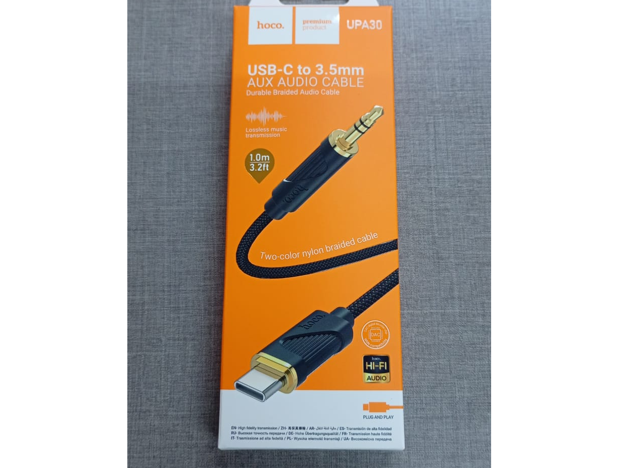 AUX AUDIO CABLE  USB-C to 3.5mm