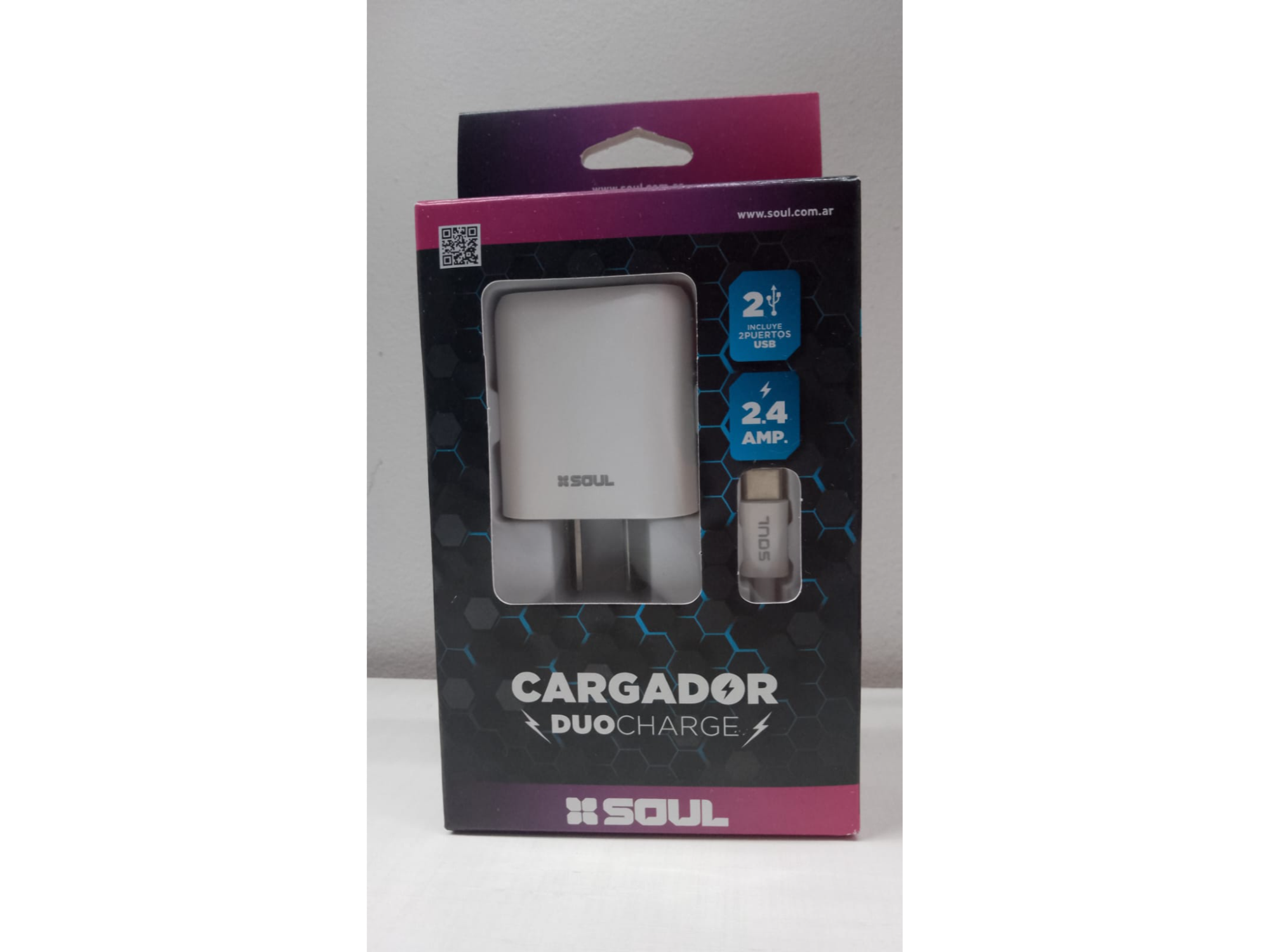 Cargador SOUL - DUO CHARGE - TIPO C