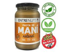 Pasta de maní natural "Entre Nuts"