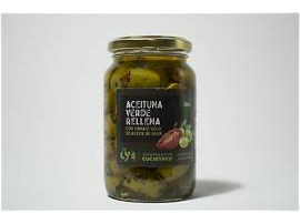Aceitunas verdes rellenas con tomate seco "Cuchiyaco"