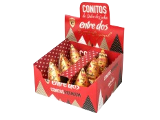 Caja Exhibidora Conitos Negros x15 u.
