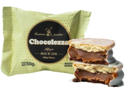 Caja exhibidora x12u. Blanco Chocolezza 50grs.