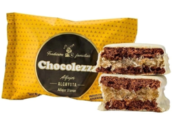 Caja exhibidora x12u. Alcayota Chocolezza 50grs.