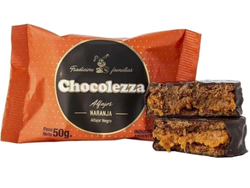 Caja exhibidora x12u. Naranja Chocolezza 50grs.