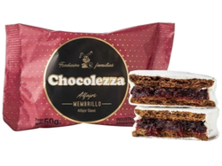 Caja exhibidora x12u. Membrillo Chocolezza 50grs.