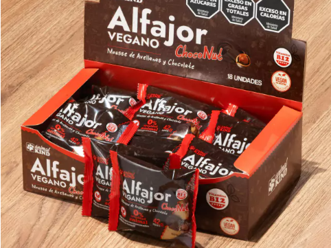 Alfajor vegano Avellana x18u.