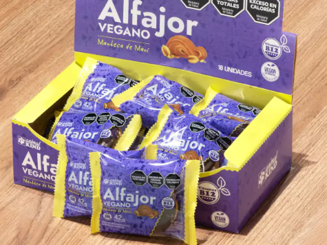 Alfajor vegano Maní x 18u.