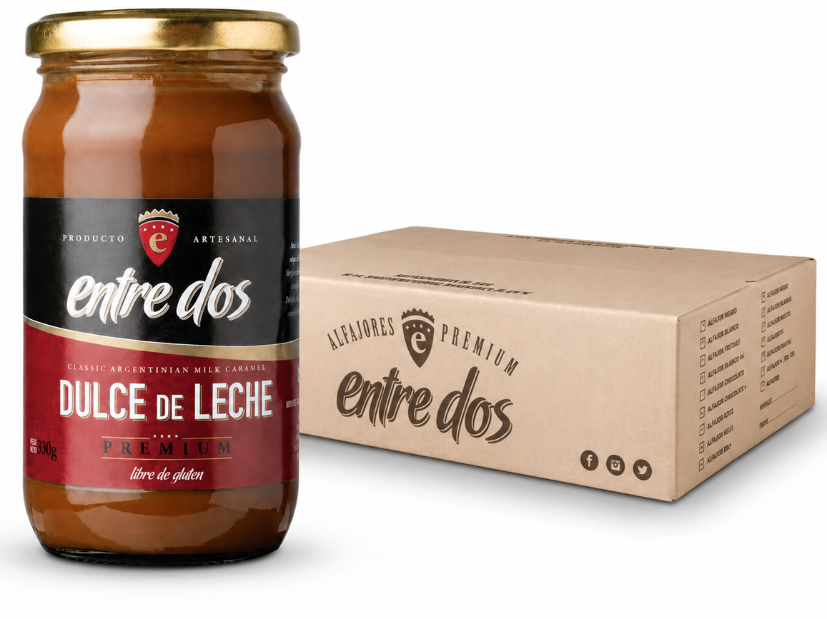 Dulce de leche vidrio 450g - Bulto x12u.